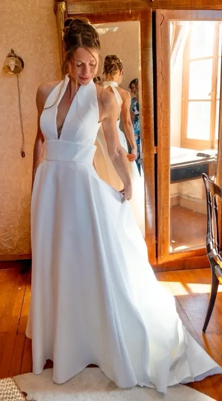 Vestido de noiva de alta costura Jesus Peiro