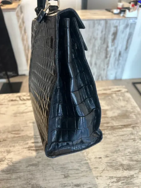 Bolsa de crocodilo real - Franco Parmeggiani