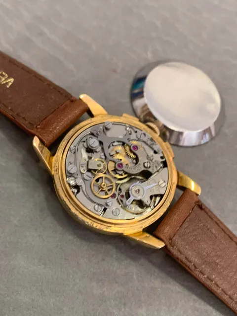 Relógio Cronógrafo Vintage Lacorda – Chronographe Suisse – Corda Manual – Plaque