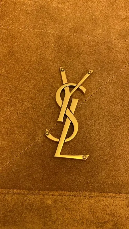Bolsa Saint Laurent Jamie em camurça caramelo