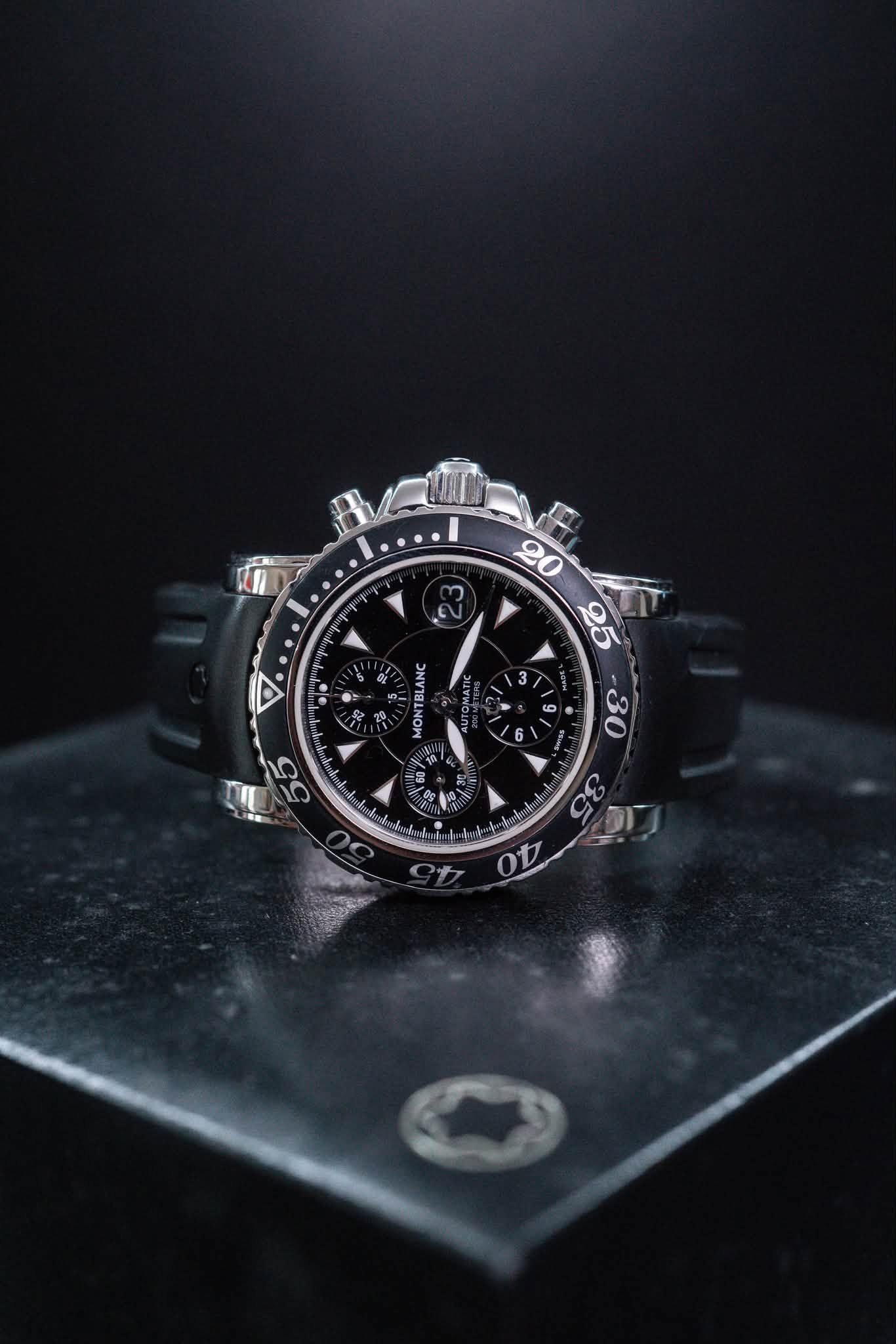 Relógio Montblanc Star Chronograph Ref. 7034 – Automático – Com Caixa Original