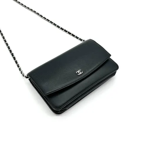Bolsa de ombro clássica atemporal Chanel WOC