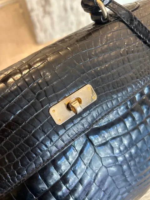 Bolsa de crocodilo real - Franco Parmeggiani