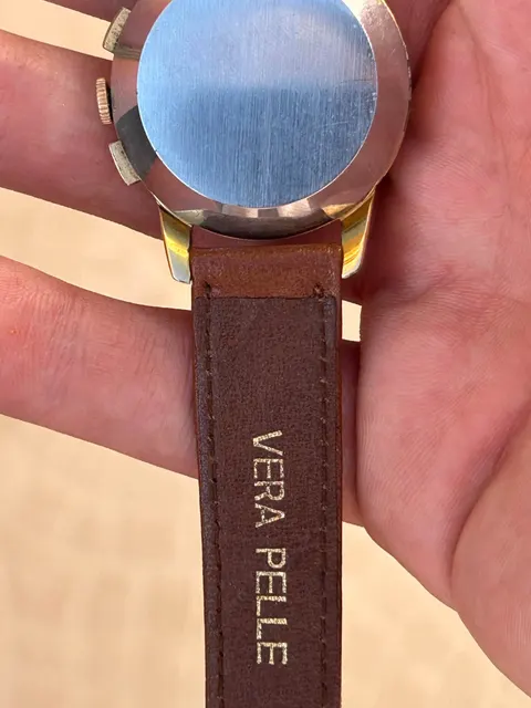 Relógio Cronógrafo Vintage Lacorda – Chronographe Suisse – Corda Manual – Plaque
