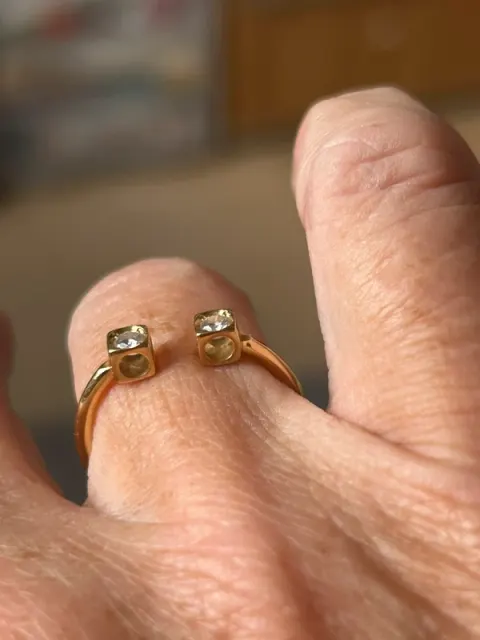 Dinh van ´Bague Le Cube - 2 Diamantes’