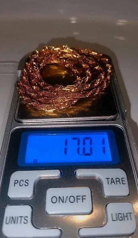 Collana a corda d'oro 750