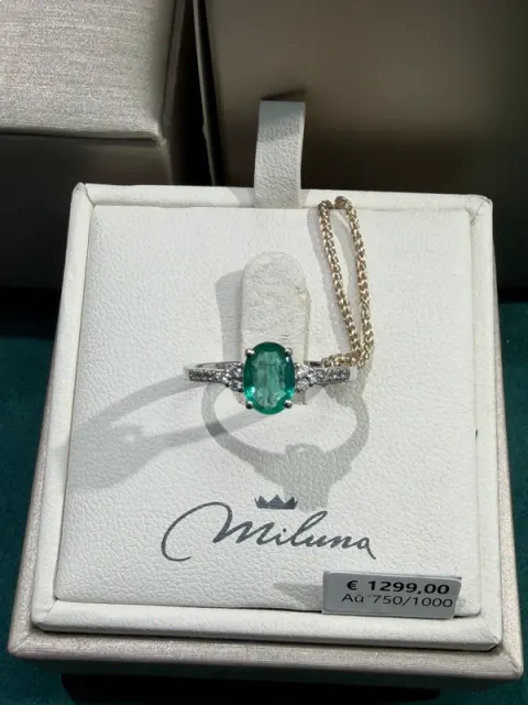 Anello Miluna Smeraldo