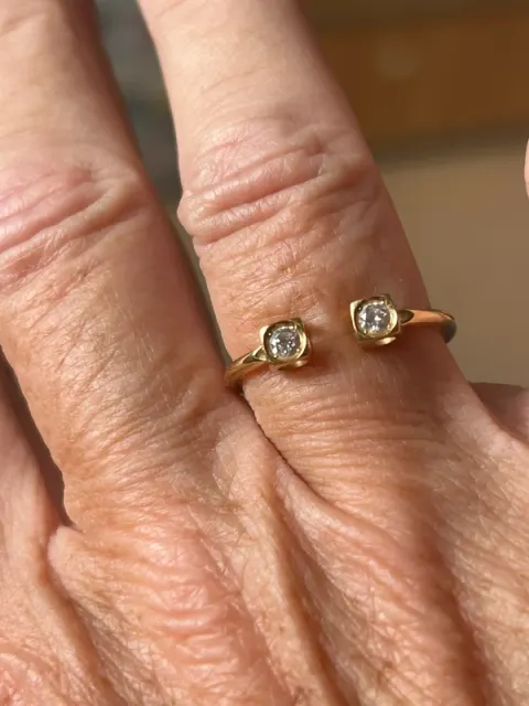 Dinh van ´Bague Le Cube - 2 Diamantes’