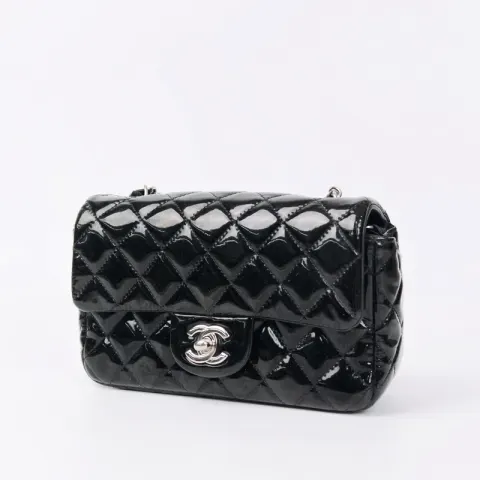 Chanel mini bolsa de ombro clássica atemporal