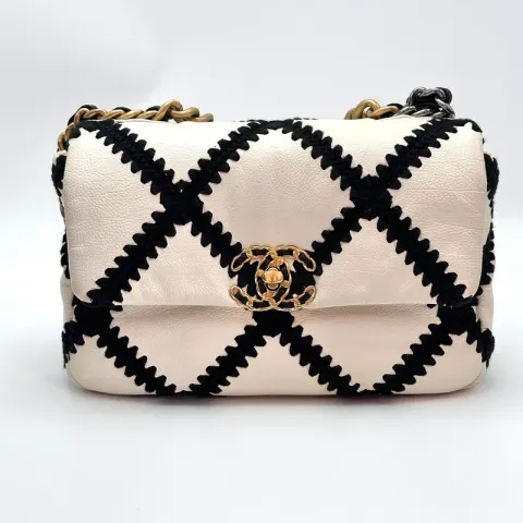 Bolsa de ombro média Chanel 19bag